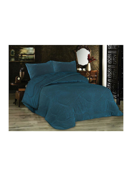 Dimcol Single Duvet Cover 160x220cm 1950 700 Petrol 700 GSM