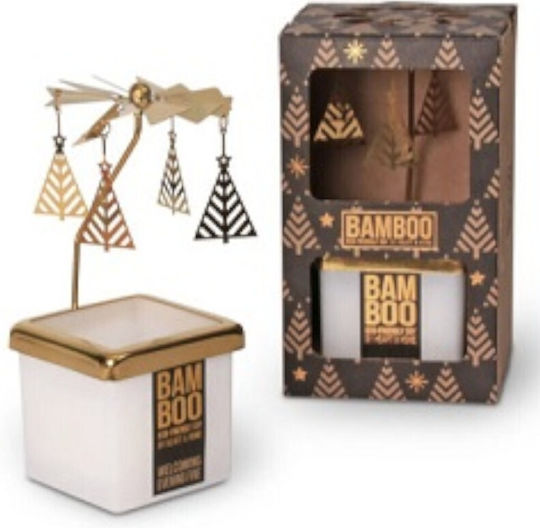 Heart & Home Χριστоулгенски свещи и свещници Свещ Bamboo с въртележка