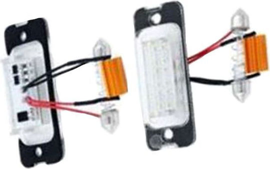 Depo Heck-Kennzeichenbeleuchtung Mercedes W163 W164 ML 1998-2008 W251 R-Klasse 2 Stück De-0029
