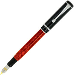 Conklin Fountain Pen Stub 1.1mm Red with Blue Ink