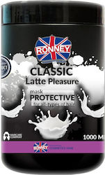 Masca Hrănitoare Ronney Professional Classic Latte Pleasure 1000 Ml Masca Hrănitoare Ronney Professional Classic Latte Pleasure 1000 Ml