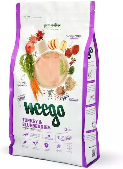 Weego 3kg Dry Food Diet for Senior Dogs with Turkey