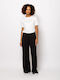 Dama Tesatura Pantaloni Negru