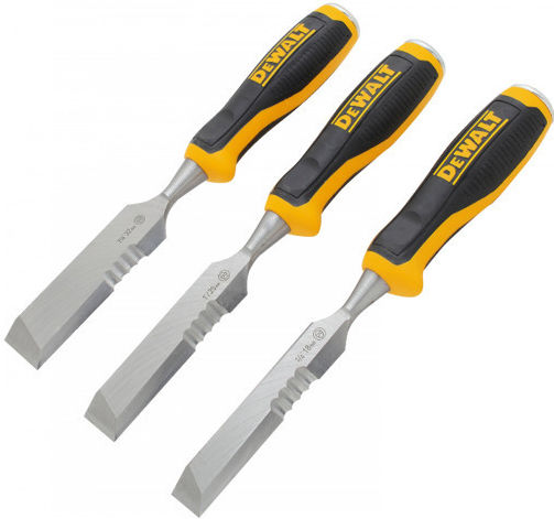 Set Daltă Dewalt cu Tăiș Lateral 3 Bucăți
