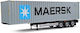 Solido Container Modeling Figure Truck Gray in Scale 1:24