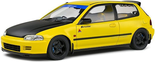 Solido Honda Modeling Figure Car Yellow in Scale 1:18