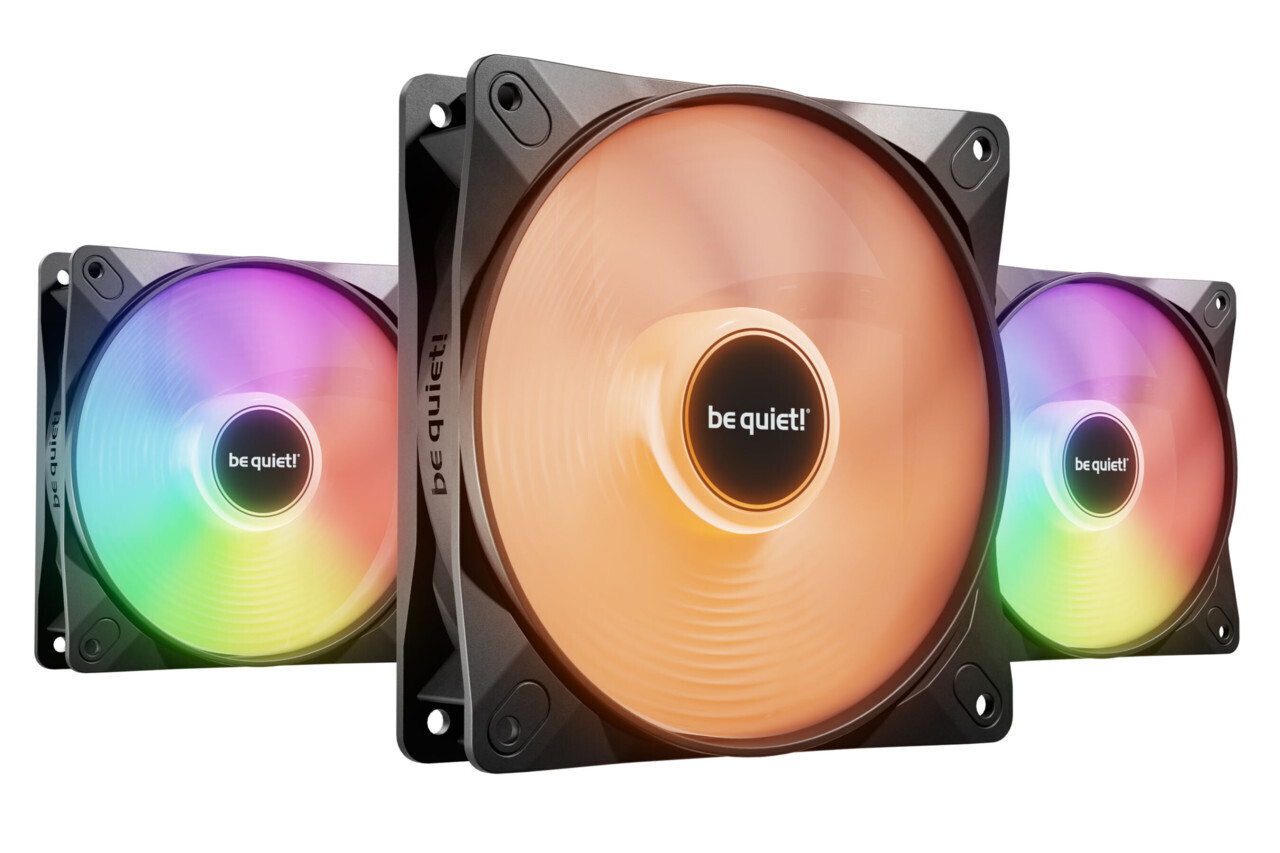 Be Quiet Light Wings LX HS Case Fan 120mm με ARGB Φωτισμό και Σύνδεση 3-Pin / 4-Pin PWM 3τμχ