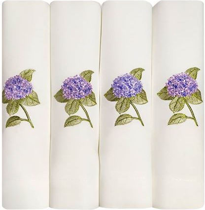 Nakas Concept Șervețel Set 4buc White, Purple 50x50cm