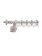 Metal Curtain Pole Channeling Φ20 Enis Oval Iron Mo 200 Cm