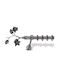 Enis by Domus Metallisch Vorhangstange Liebe Doppel mit Schiene Φ25mm 200cm Industrial