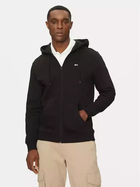 Tommy Hilfiger Flag Neagră cu Glugă