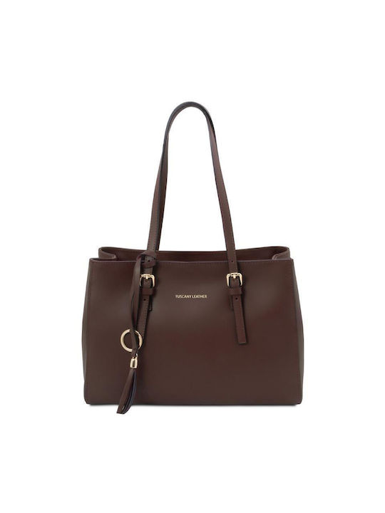 Tuscany Leather Δερμάτινη Γυναικεία Τσάντα Ώμου...