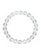 Handmade Bracelet with Semi-Precious Stones White Quartz Rock Crystal