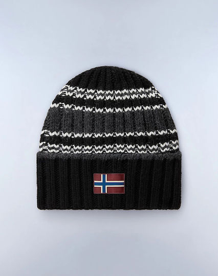 Beanie Ανδρικός Σκούφος Πλεκτός σε Μαύρο χρώμα