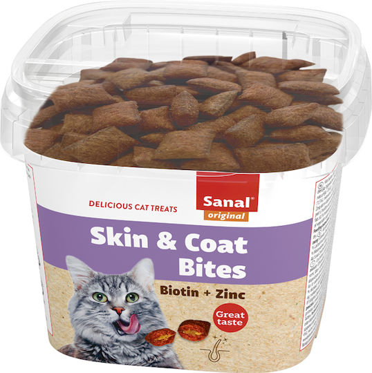 Sanal Bites Λιχουδιές με Σολομό για Γάτα 75gr