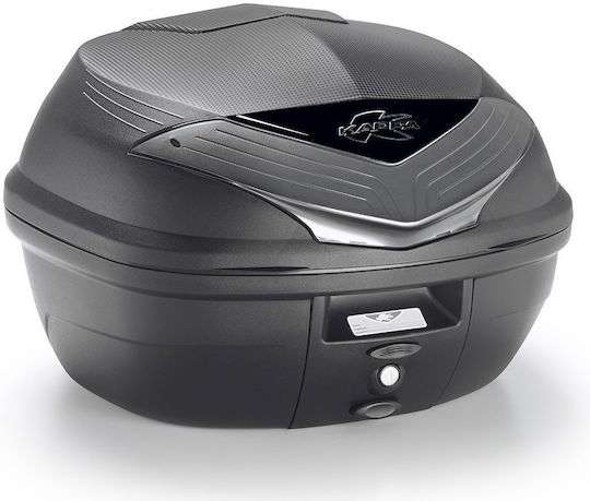 Kappa Moto Monolock Μπαγκαζιέρα Μοτοσυκλέτας 35lt Μαύρη