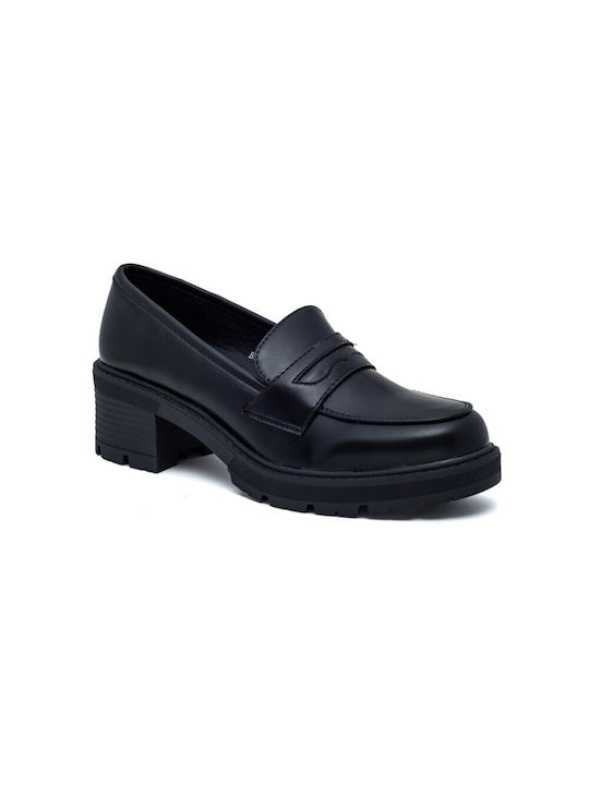 Mocasini dama în culoarea Negru