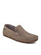 Men's Leather Moccasins Beige