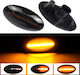 Side Wing Indicators Suzuki Swift 05-17 Swift 17+ Grand Vitara 05-15 Vitara 15-19 Jimny 12-18 Sx4 06-14 Sx4 S-cross 13+ Baleno 16+ Celerio 14+ Ignis 16+ Opel Agila 08-14 Fiat Sedici 09-11 LED Dynamic Smoke 2 Pieces