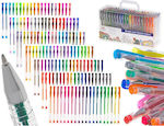 Pen Gel Multicolour with Multicolour Ink 140pcs