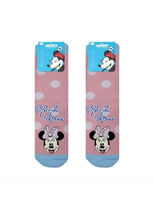 Disney Παιδικές Κάλτσες Minnie Ροζ