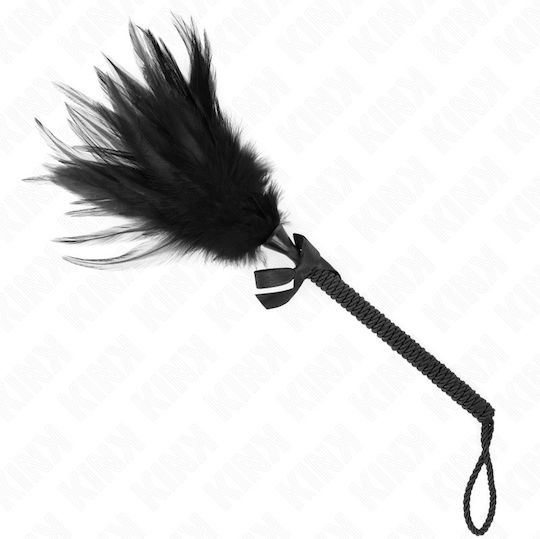 Kink Kitzelfeder in Schwarz Farbe