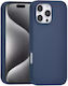 Tuniq iPhone 16 Pro Max Premium Liquid Silicone Case Dark Blue