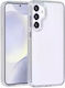 Tuniq Samsung Galaxy S24 Plus Hard Case Silicone Frame White