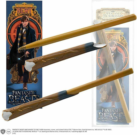 The Noble Collection Fantastic Beasts - Newt Scamander Gift Set (pen + Bookmark) Bookmark
