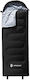 Springos Sleeping Bag Μονό Καλοκαιρινό Black