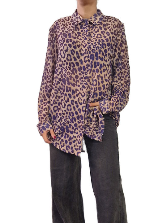 Women's Long Sleeve Shirt Purple