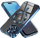iPhone 16 Pro Elektro Magsafe Hülle Blau + Displayschutzglas