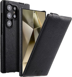 Θήκη Melkco Samsung Galaxy S24 Ultra Δερμάτινη Flip Μαύρη Θήκη Melkco Samsung Galaxy S24 Ultra Δερμάτινη Flip Μαύρη