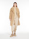 Wolle Damen Beige Mantel