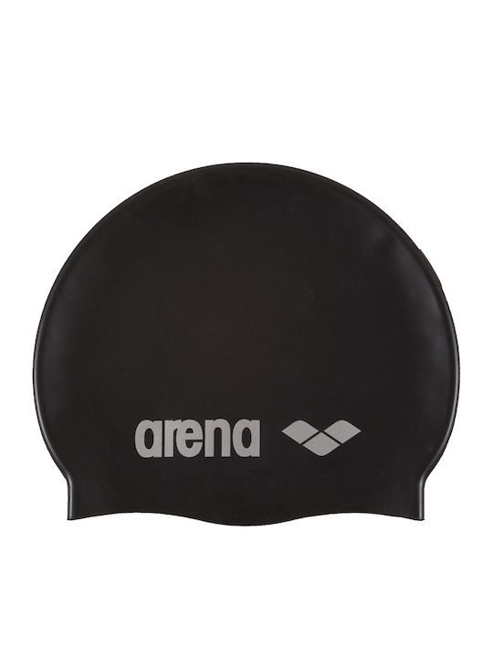 Arena Silicone Adults Swimming Cap Black