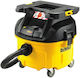 DEWALT Прахосмукачка За Течности / Твърди 1400W с Пластмаса Контейнер 30лт