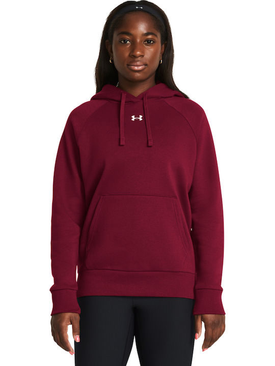 Under Armour Rival Damen Sweatshirt Kapuzen Bur...