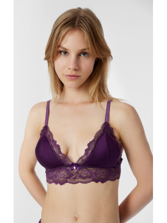 Minerva Bralette Μωβ Shadow