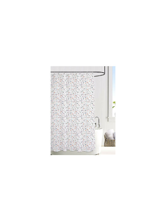 Cyclops Terrazzo Κουρτίνα Μπάνιου 180x200cm Πολύχρωμη