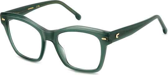 Carrera Women's Acetate Green Prescription Eyeglass Frame 3052 1ED