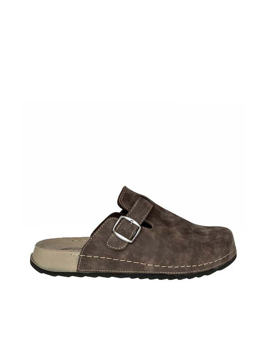 B-Soft Men's Clogs Brown