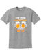 Gildan Beer T-shirt Gray