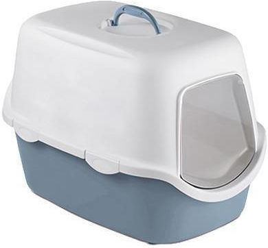 Stefanplast Cathy Τουαλέτα Γάτας Κλειστή Μπλε Μ56 x Π40 x Υ40cm