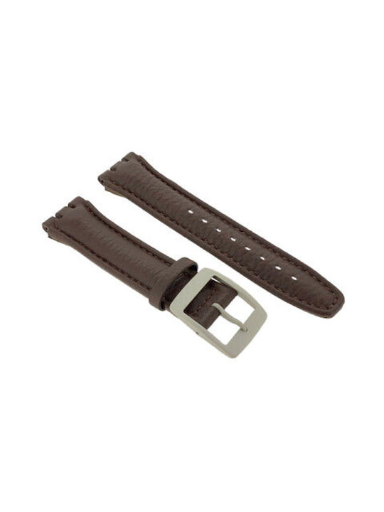 Leather Strap Brown 19mm