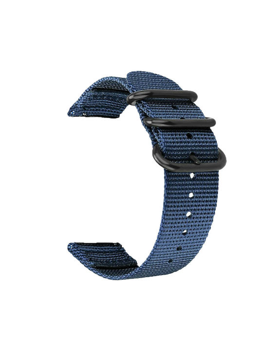 Fabric Strap Blue 20mm