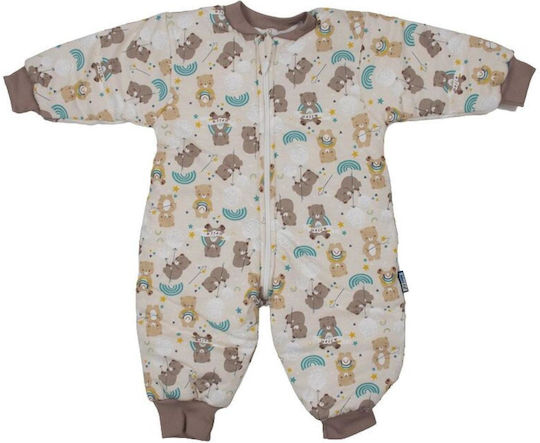 Kamtex Baby Χειμερινός Υπνόσακος με Πόδια Μπεζ