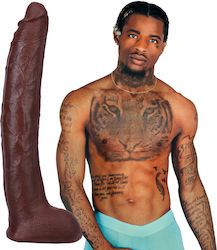 Doc Johnson Ultraskyn Hung Ρεαλιστικό Dildo με Όρχεις Καφέ 30cm