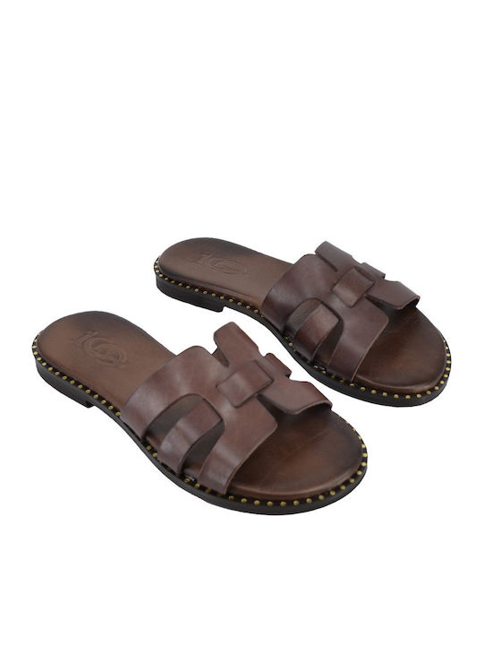 Sandale Casual Damă din Piele Maro