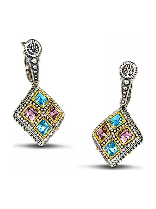 Dimitrios Exclusive Earrings made of Silver with Stones