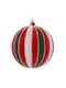 Hängendes Kugel Ornament Ornament Kunststoff Mehrfarbig 10cm